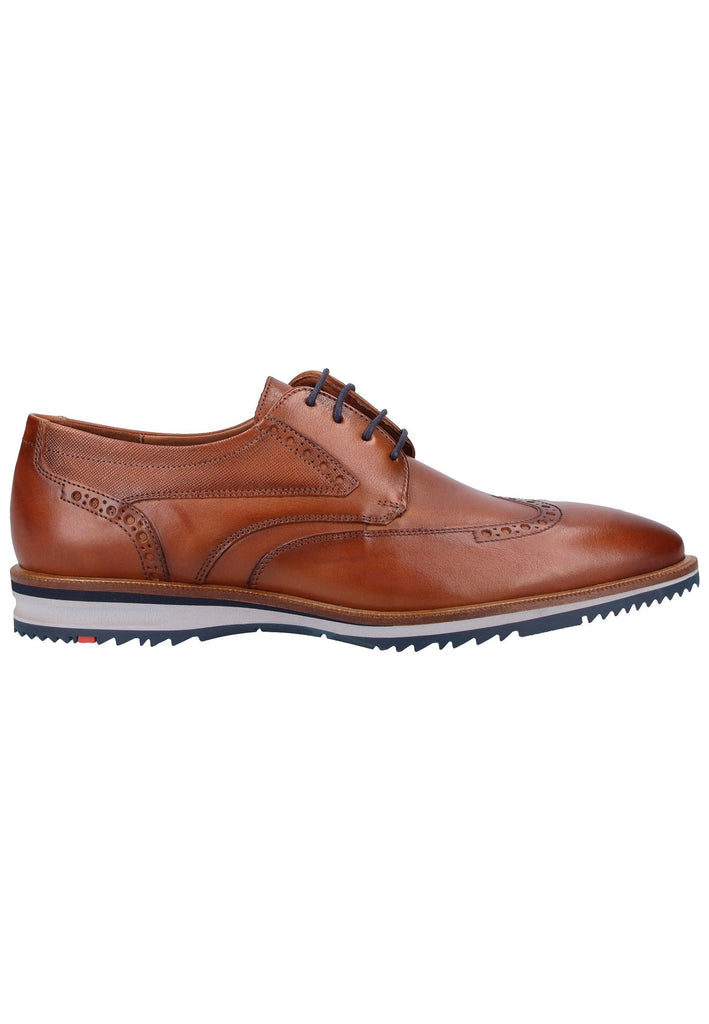 Lloyd Halbschuhe Glattleder Cognac - surf4shoes