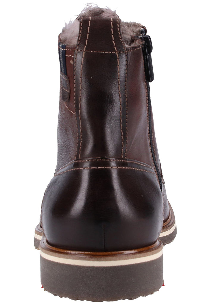 Lloyd Stiefelette Glattleder Mittelbraun Warmfutter - surf4shoes