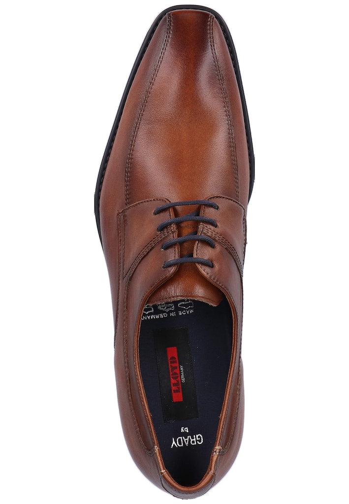 Lloyd Businessschuhe Glattleder Cognac - surf4shoes