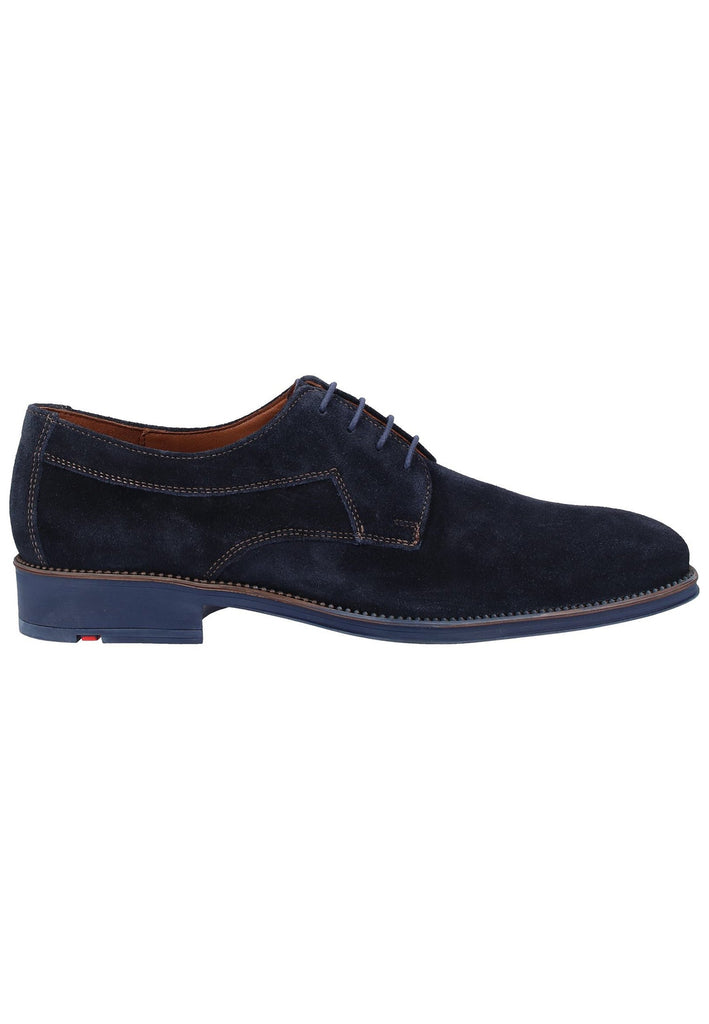 Lloyd Halbschuhe Veloursleder Blau - surf4shoes