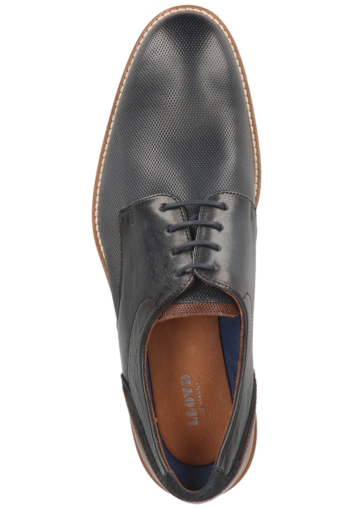 Lloyd Halbschuhe Leder Dunkelblau - surf4shoes