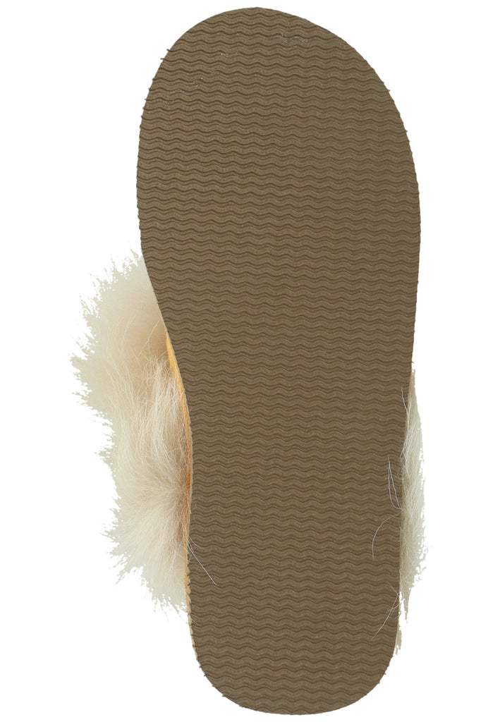 Shepherd Hausschuhe Leder Mustard Warmfutter - surf4shoes