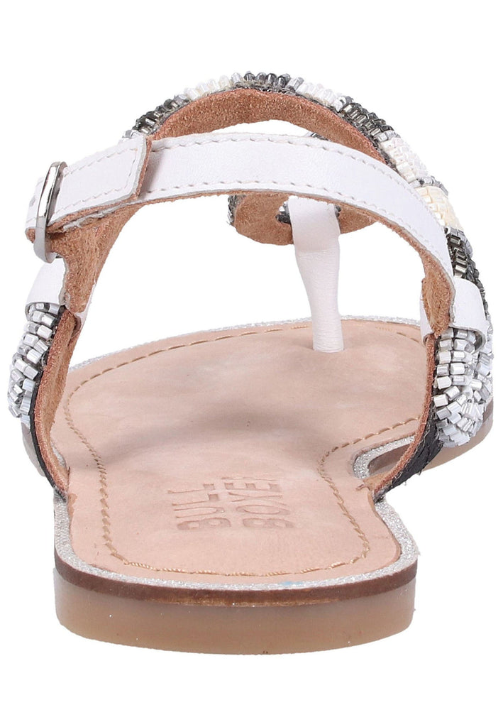 Bullboxer Zehensteg Leder/Textil Weiß - surf4shoes