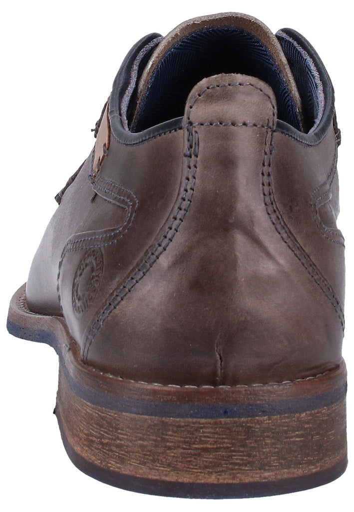 Bullboxer Businessschuhe Leder Dunkelgrau - surf4shoes
