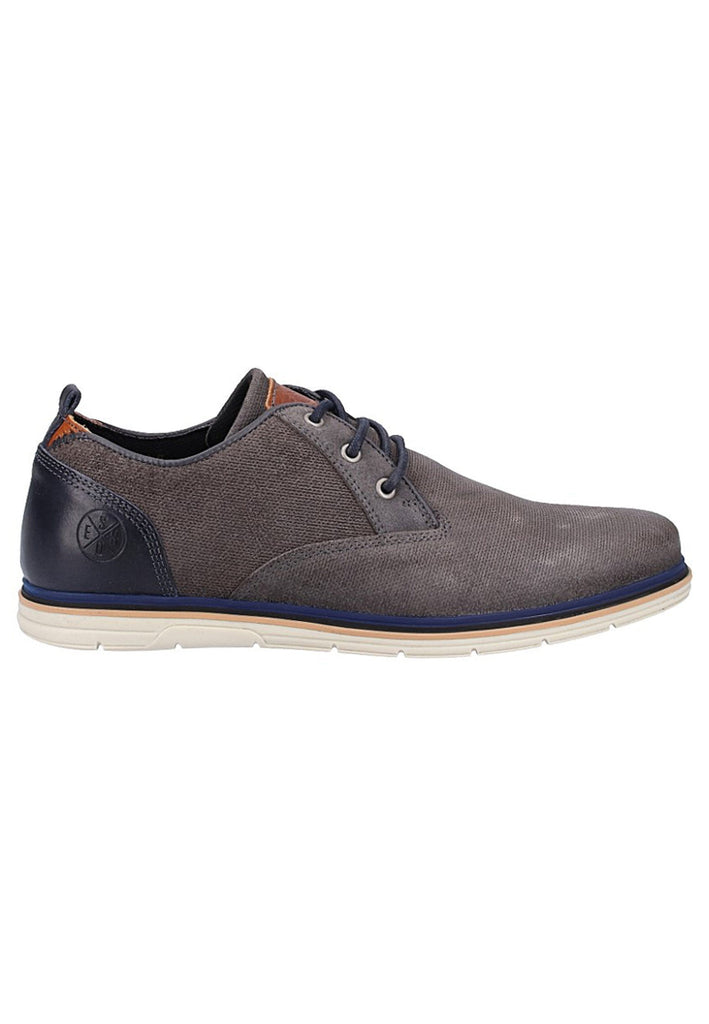 Bullboxer Halbschuhe Leder Grau - surf4shoes