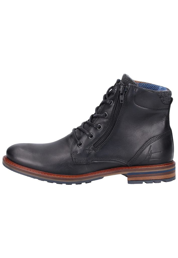 Bullboxer Stiefelette Leder/Textil Schwarz - surf4shoes