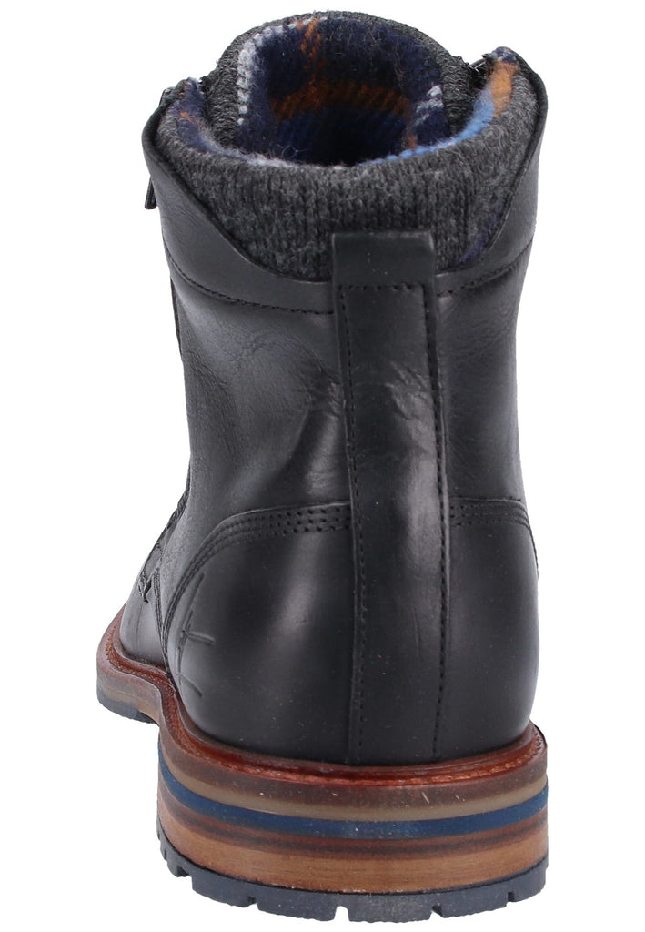 Bullboxer Stiefelette Leder/Textil Schwarz - surf4shoes