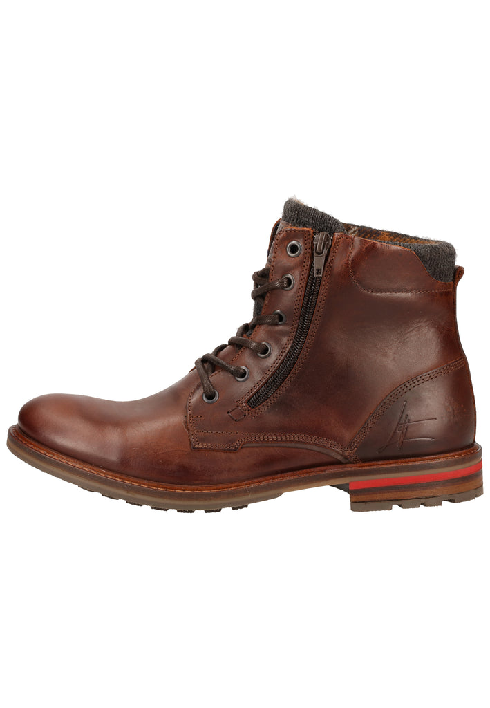 Bullboxer Stiefelette Leder/Textil Dunkelbraun - surf4shoes
