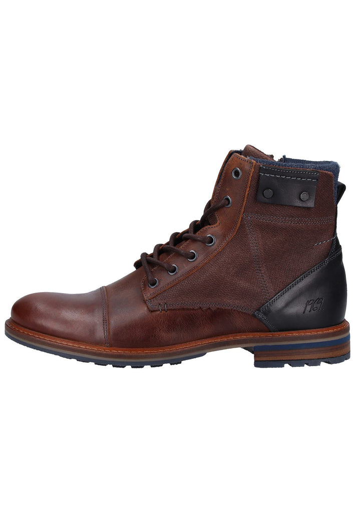 Bullboxer Stiefelette Leder/Textil Braun - surf4shoes