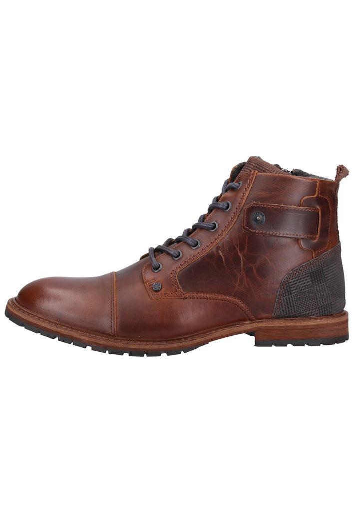 Bullboxer Stiefelette Leder Braun - surf4shoes