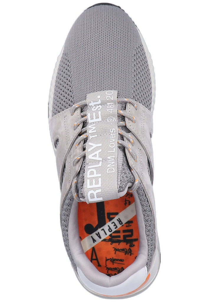 Replay Sneaker Leder/Textil Grau - surf4shoes