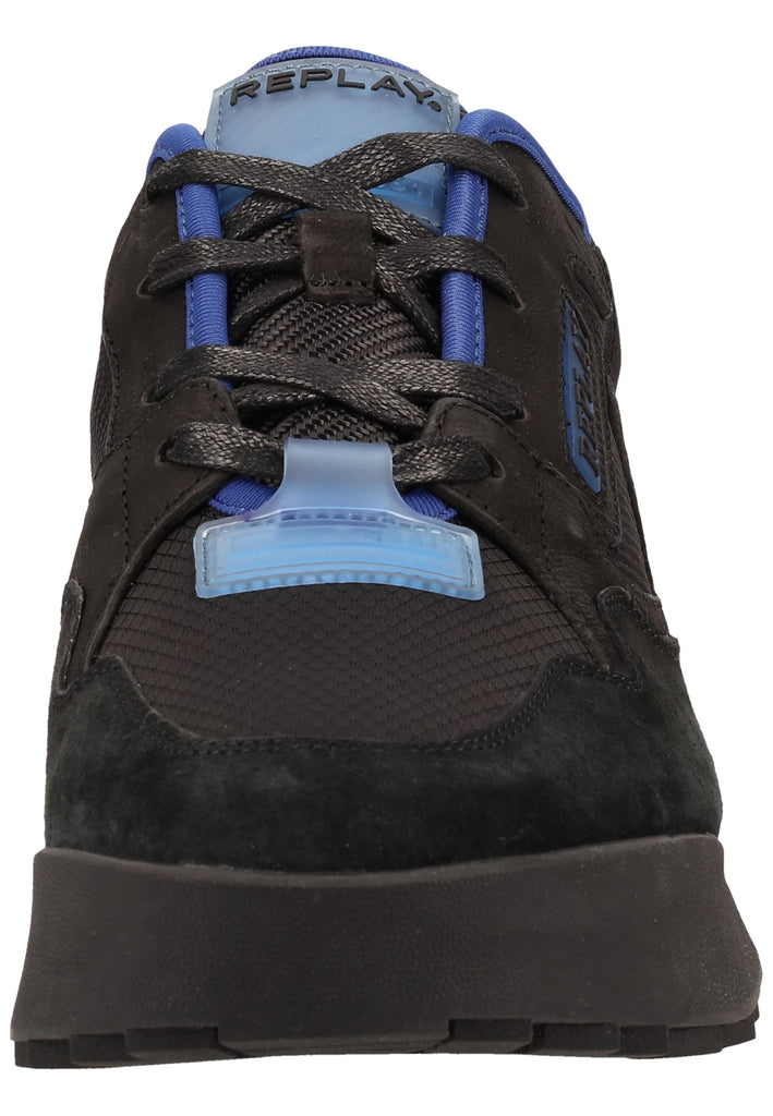 Replay Sneaker Veloursleder/Textil Schwarz - surf4shoes