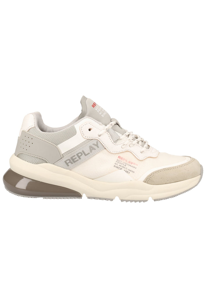 Replay Sneaker Leder/Mesh Beige - surf4shoes