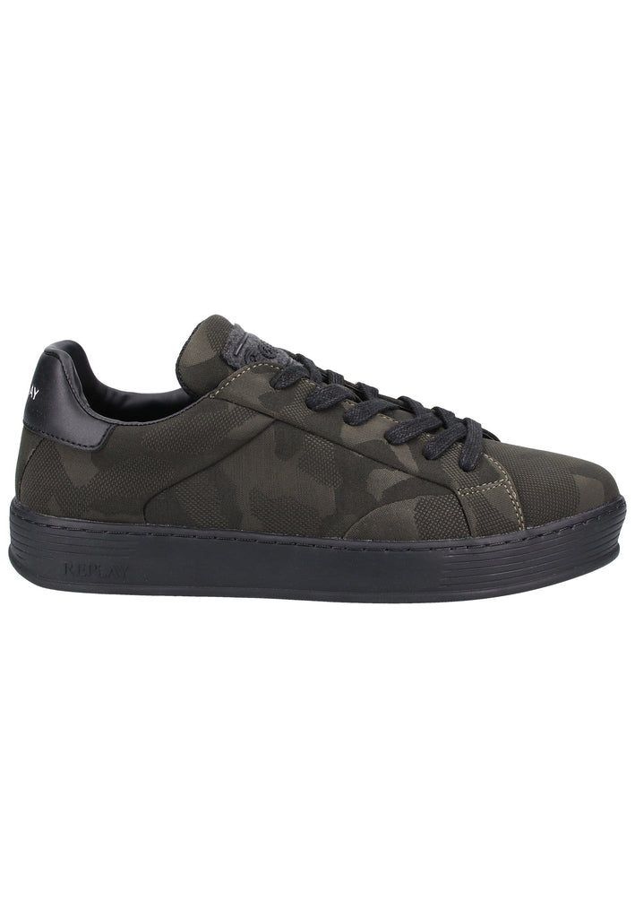 Replay Sneaker Lederimitat/Textil Grün - surf4shoes