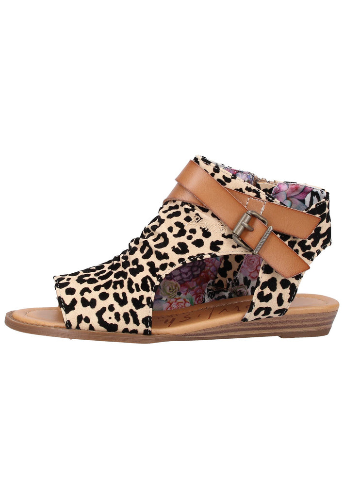 Blowfish Sandalen Lederimitat Leopard - surf4shoes