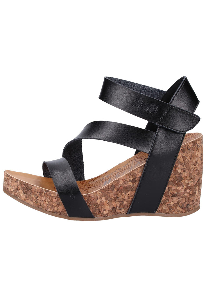 Blowfish Sandalen Lederimitat Schwarz - surf4shoes