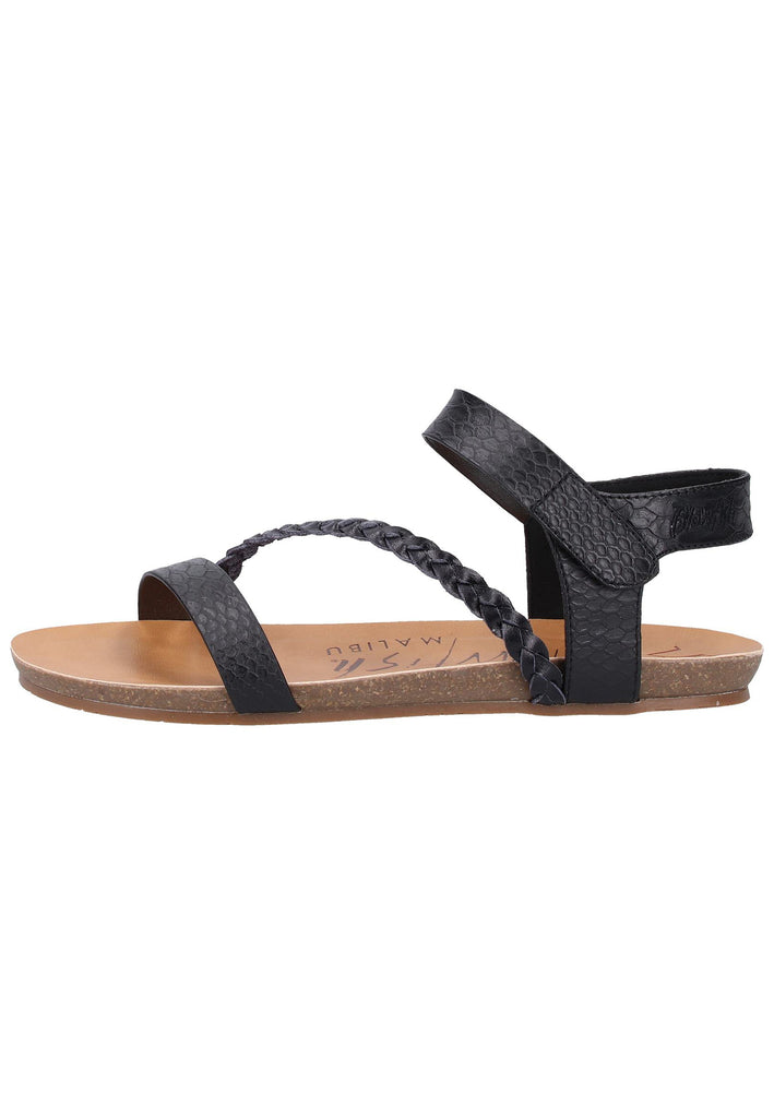 Blowfish Sandalen Lederimitat Schwarz - surf4shoes
