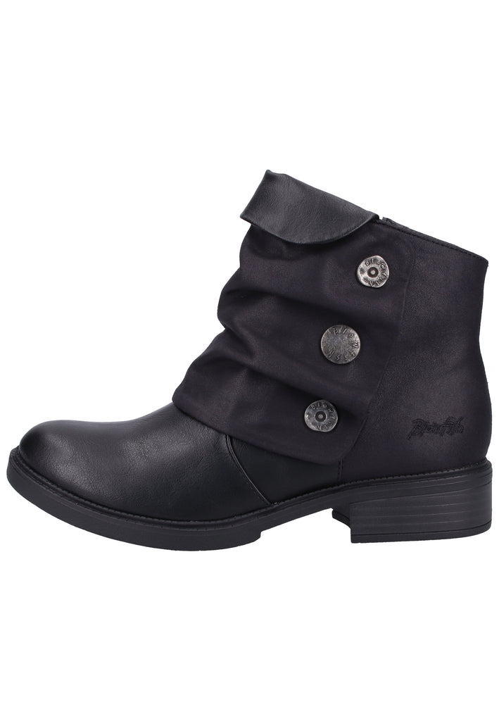 Blowfish Stiefelette Lederimitat Schwarz - surf4shoes