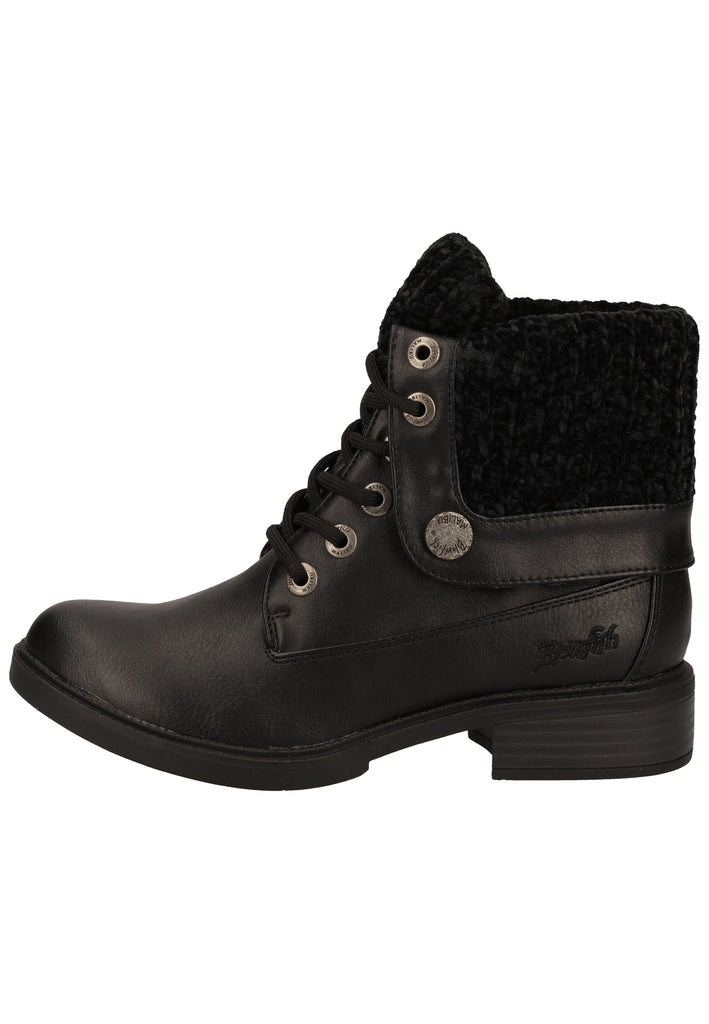 Blowfish Stiefelette Lederimitat Schwarz - surf4shoes