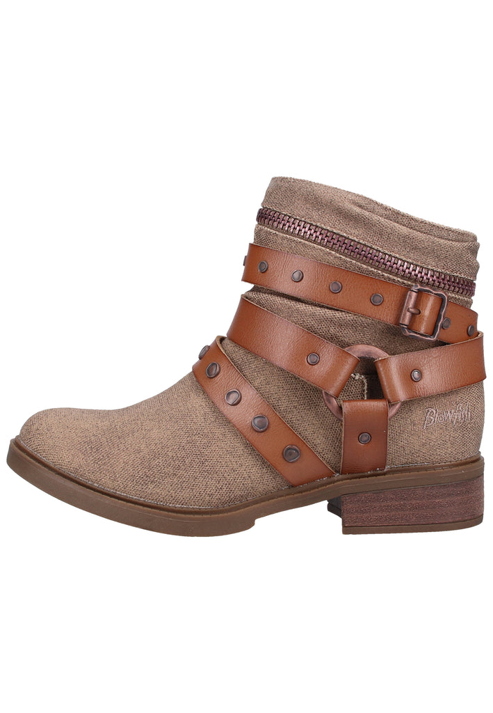 Blowfish Stiefelette Lederimitat Hellbraun - surf4shoes
