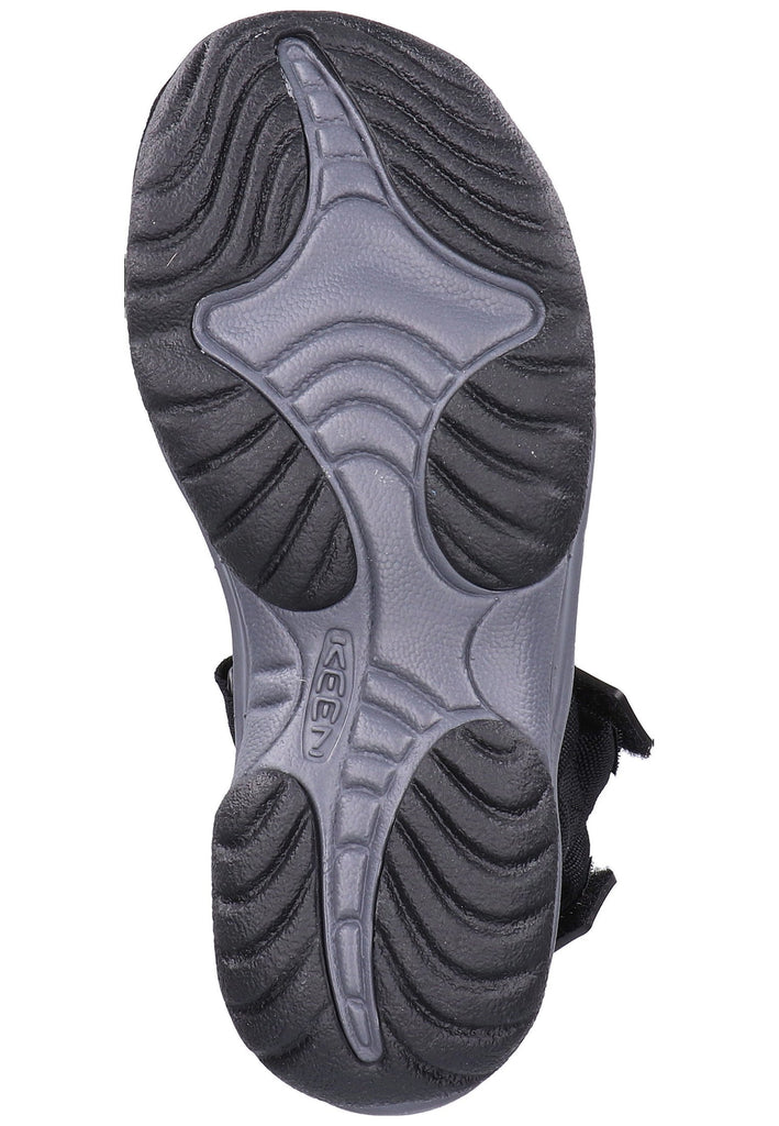 Keen Sandalen Lederimitat/Textil Schwarz/Grau - surf4shoes