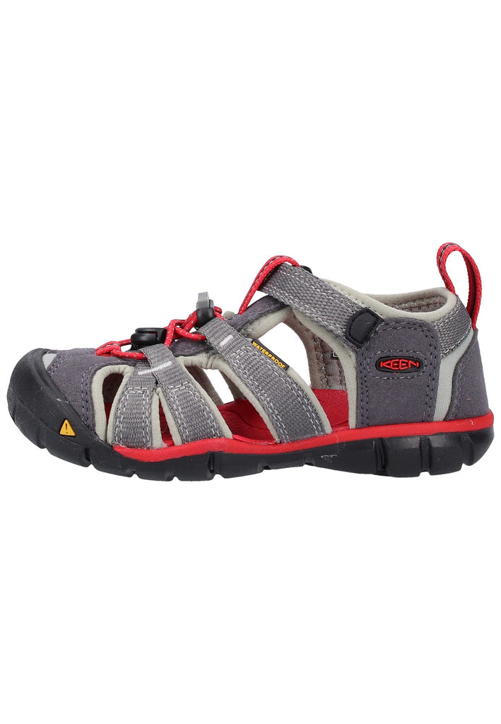 Keen Sandalen Textil Grau/Rot - surf4shoes