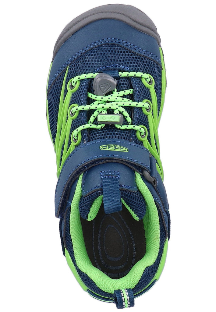 Keen Wanderschuhe Synthetik/Textil Blau/Grün - surf4shoes
