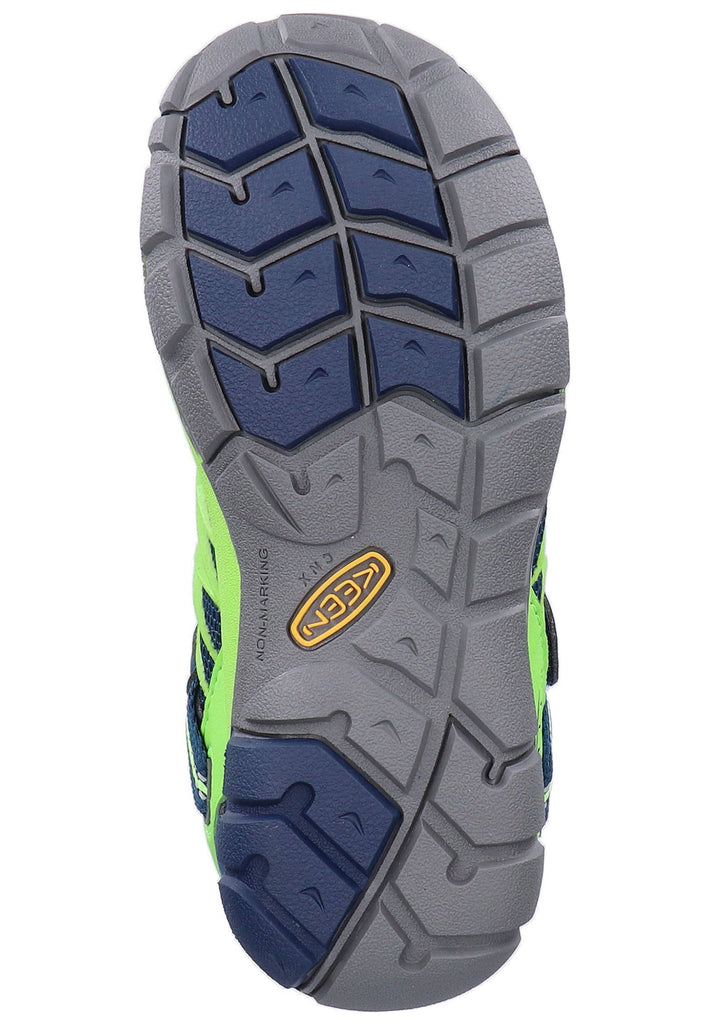 Keen Wanderschuhe Synthetik/Textil Blau/Grün - surf4shoes