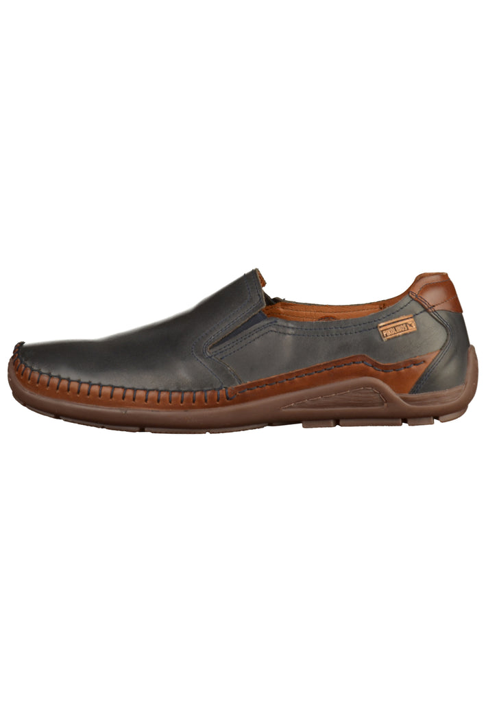 Pikolinos Slipper Leder Blau - surf4shoes