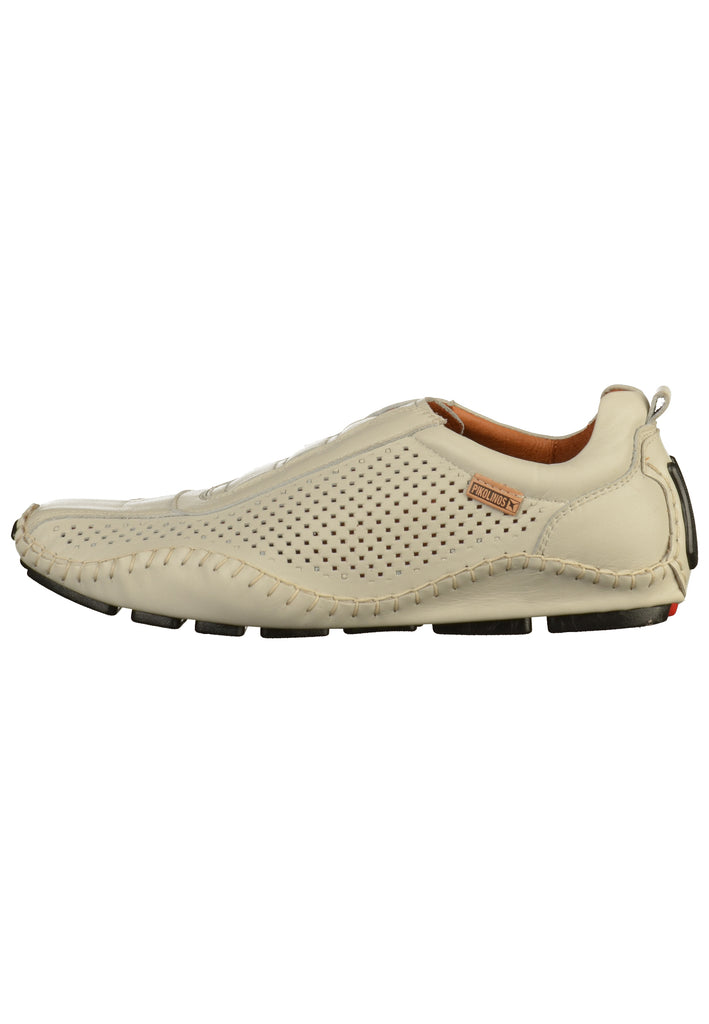 Pikolinos Slipper Leder Weiß - surf4shoes
