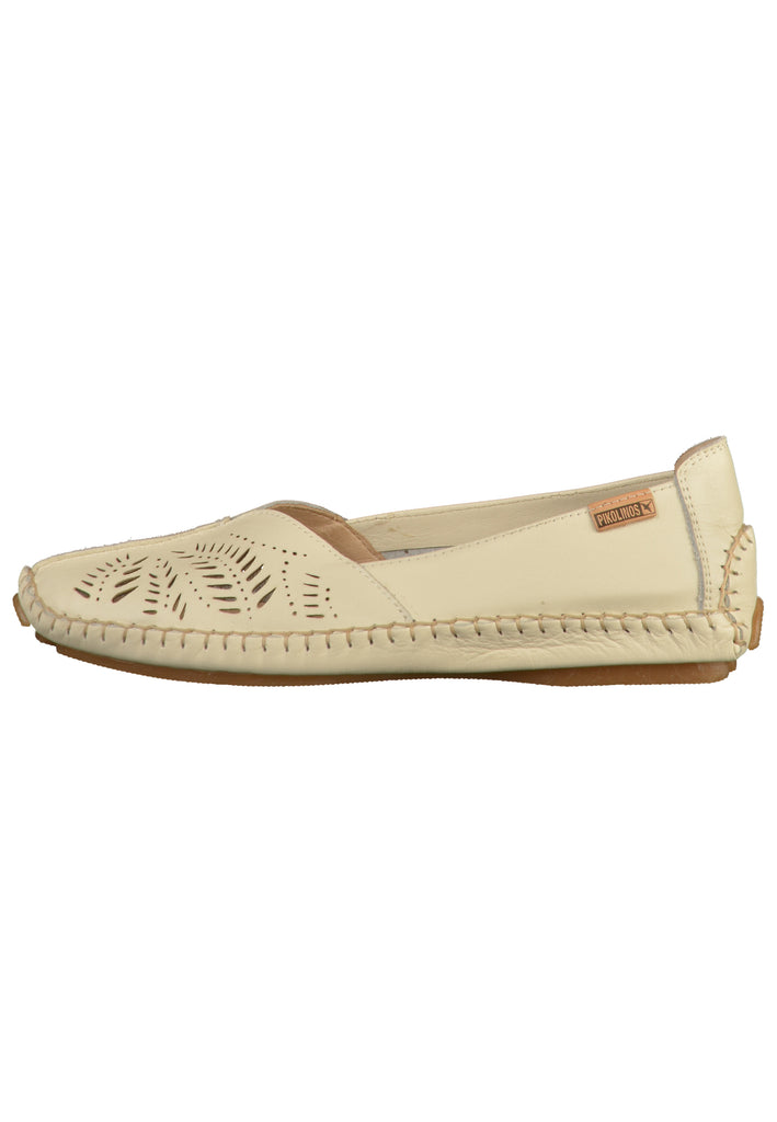 Pikolinos Slipper Leder Weiß - surf4shoes