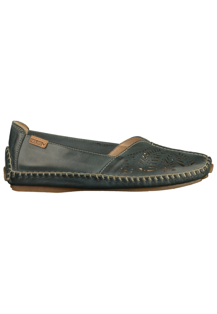Pikolinos Slipper Leder Blau - surf4shoes