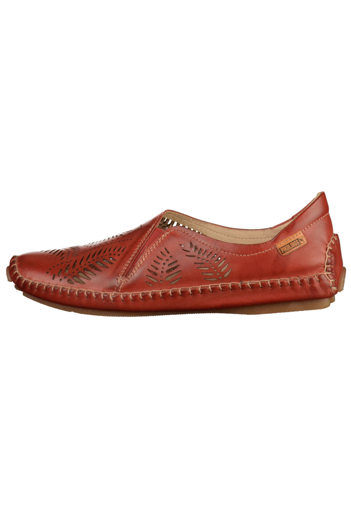 Pikolinos Slipper Leder Rot - surf4shoes