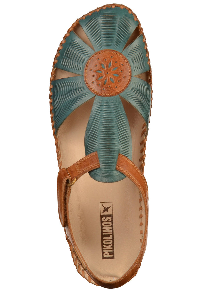 Pikolinos Sandalen Leder Blau - surf4shoes