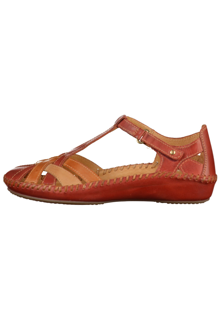 Pikolinos Sandalen Leder Rot - surf4shoes