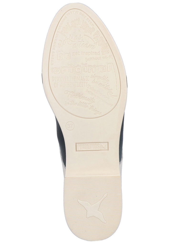 Pikolinos Halbschuhe Leder Blau - surf4shoes