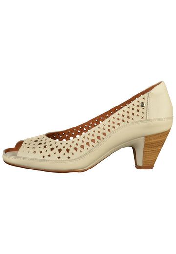 Pikolinos Pumps Leder Weiß - surf4shoes