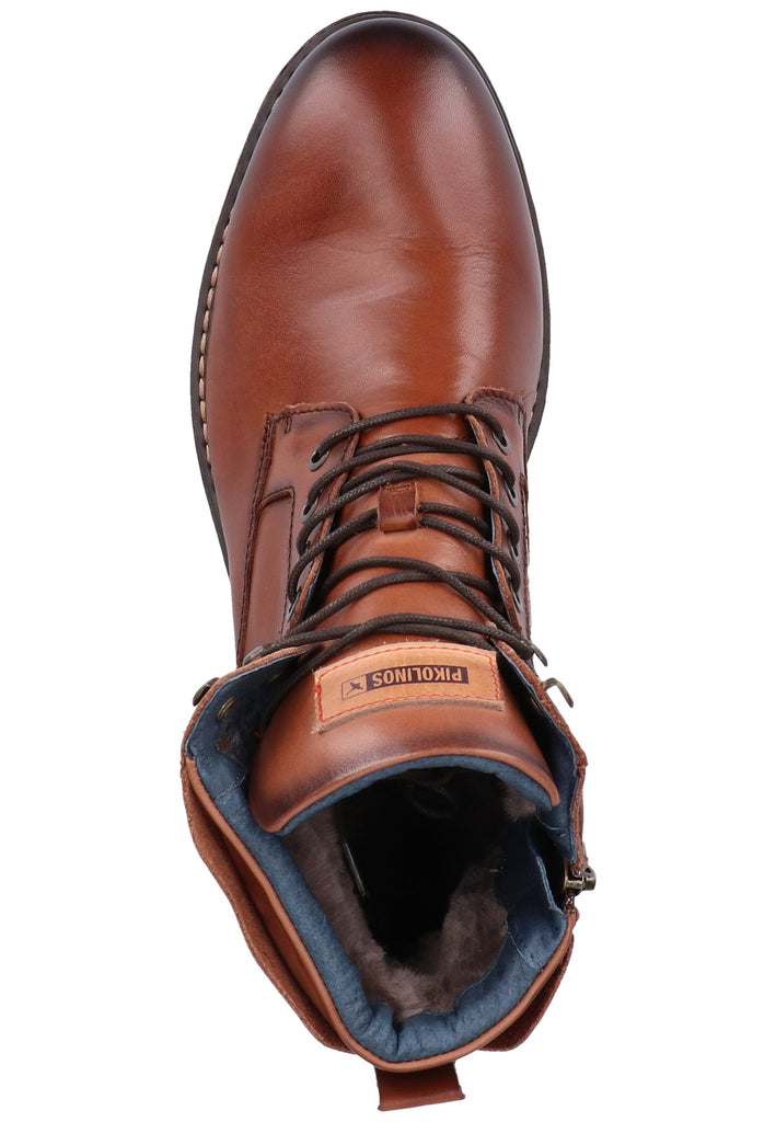 Pikolinos Stiefelette Leder Braun Warmfutter - surf4shoes