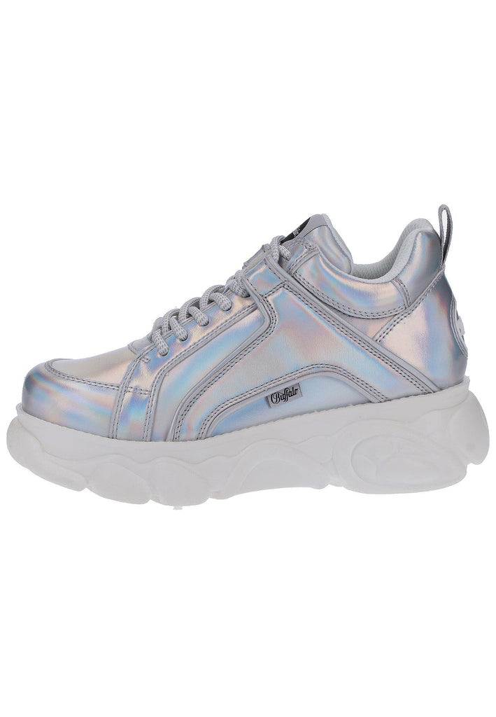 Buffalo Sneaker Lederimitat Silber - surf4shoes