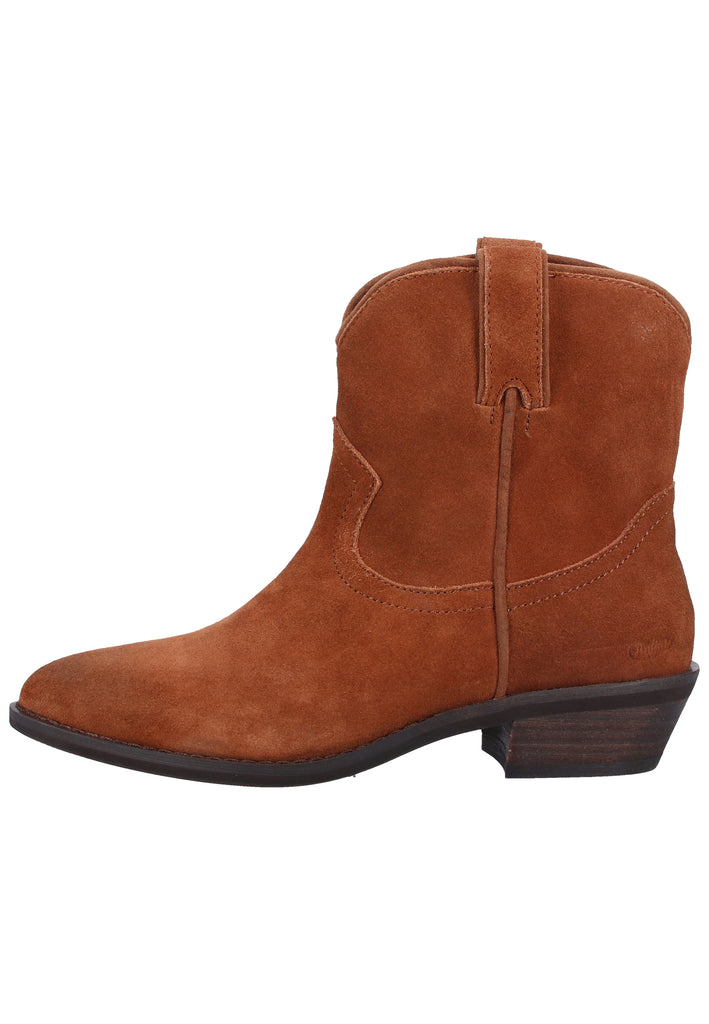 Buffalo Stiefelette Veloursleder Braun - surf4shoes