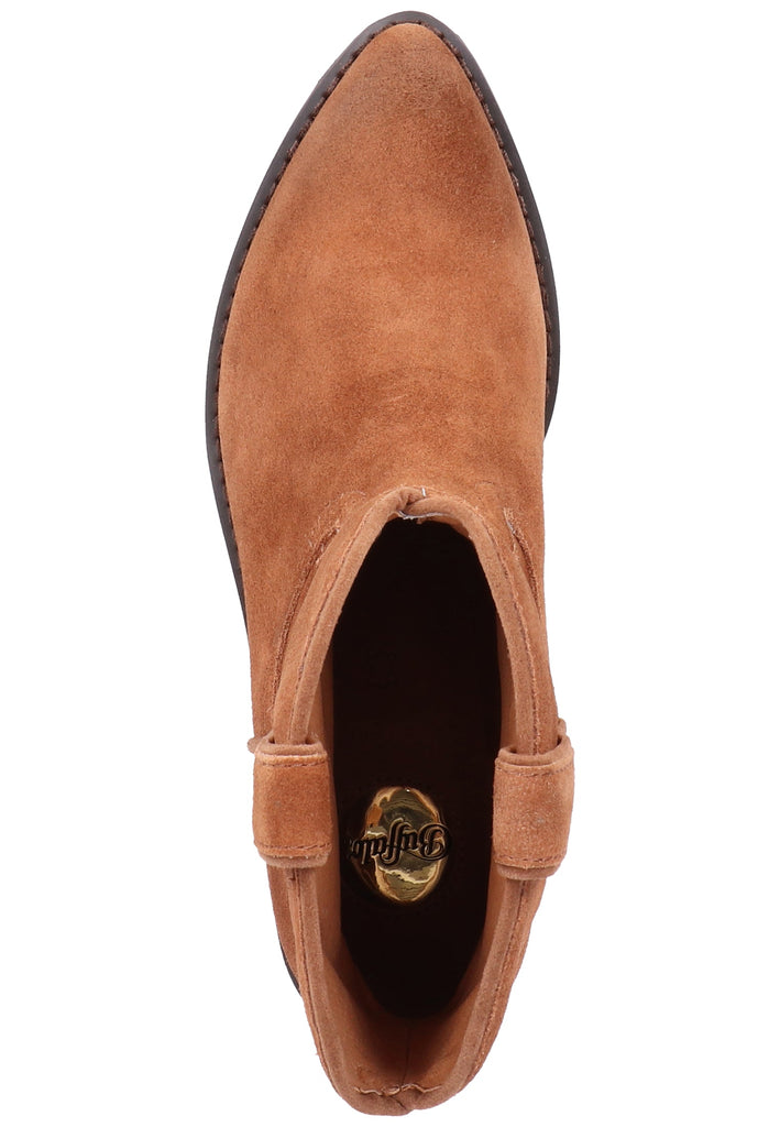 Buffalo Stiefelette Veloursleder Braun - surf4shoes