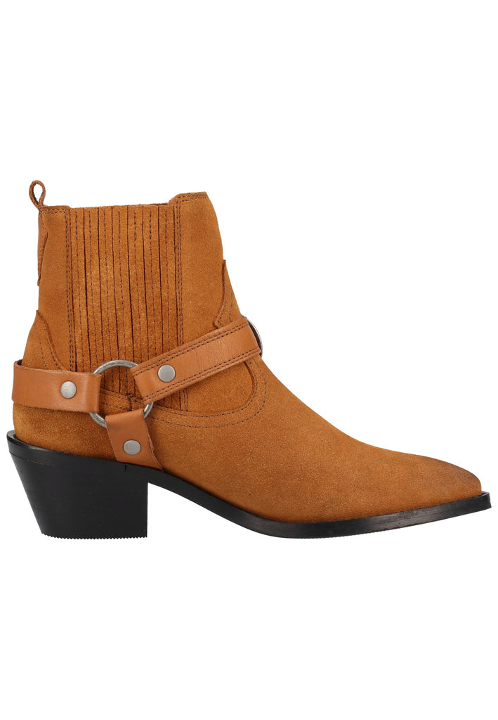 Buffalo Stiefelette Veloursleder Cognac - surf4shoes