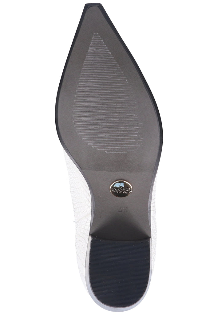 Buffalo Stiefelette Lederimitat Weiß - surf4shoes
