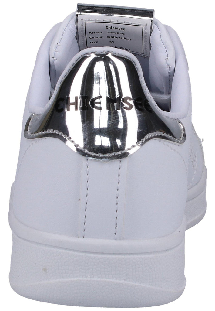 Chiemsee Sneaker Lederimitat Weiß/Silber - surf4shoes