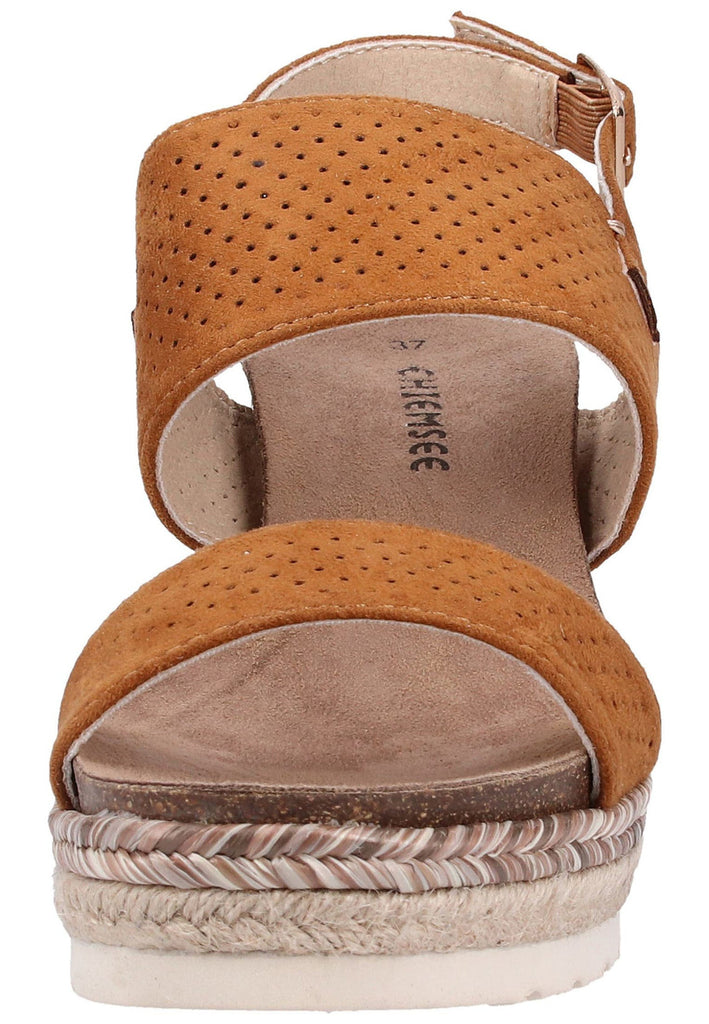 Chiemsee Sandalen Lederimitat Camel - surf4shoes
