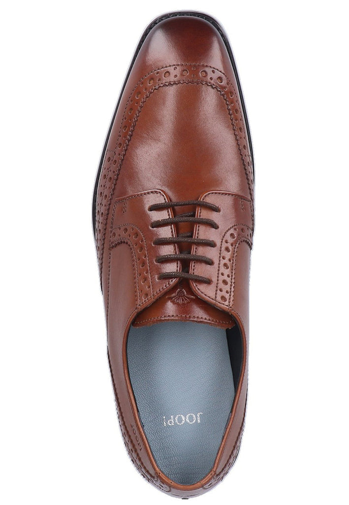 JOOP! Businessschuhe Glattleder Cognac - surf4shoes
