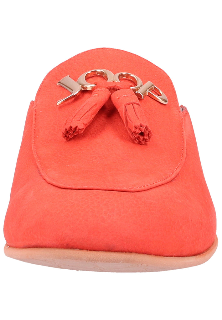 JOOP! Pantoletten Nubukleder Orange - surf4shoes