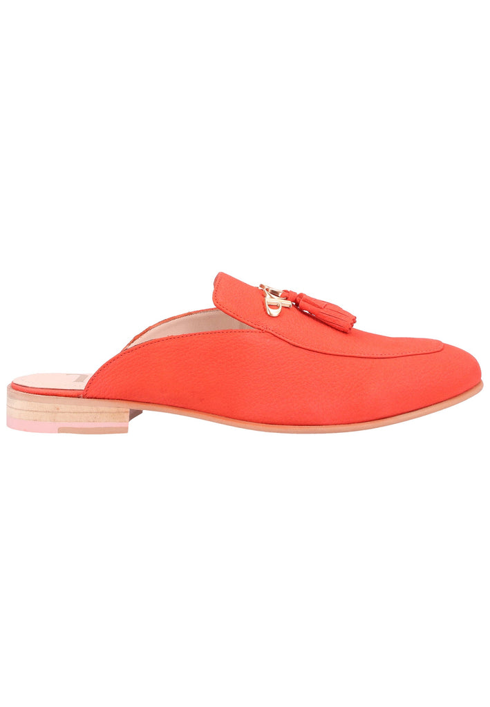 JOOP! Pantoletten Nubukleder Orange - surf4shoes