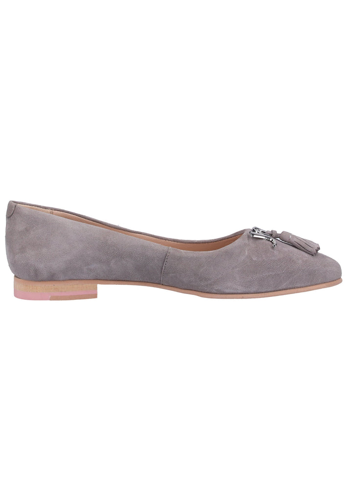 JOOP! Ballerinas Veloursleder Hellgrau - surf4shoes