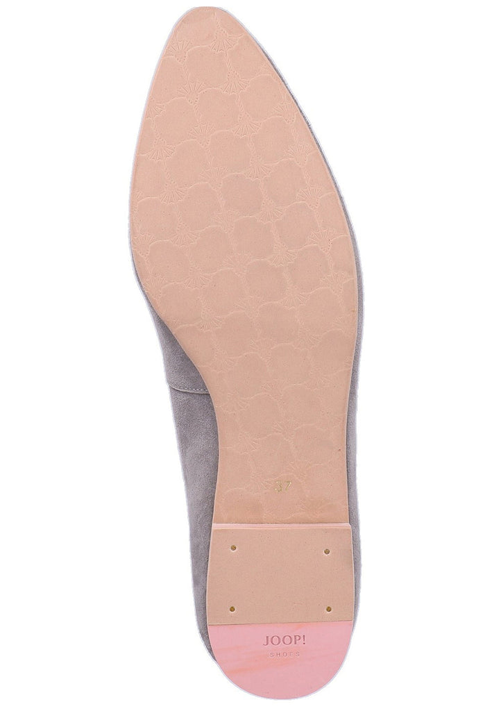 JOOP! Ballerinas Veloursleder Hellgrau - surf4shoes